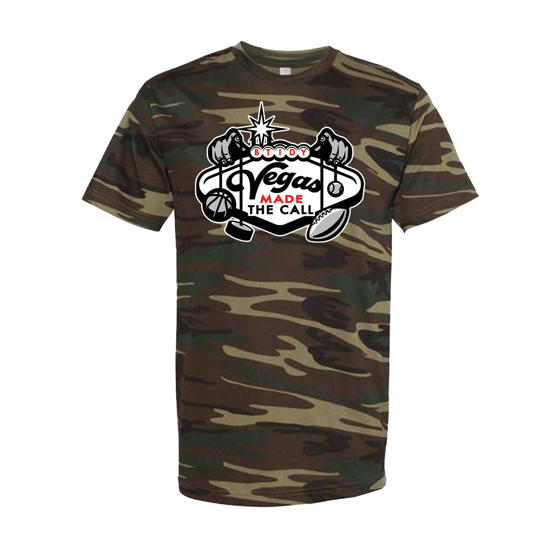 Vegas Made The Call Tee (Camo)