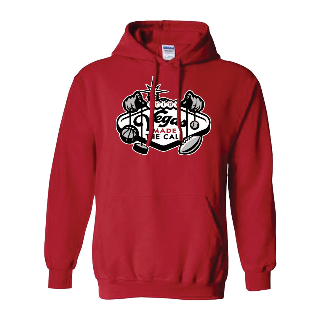 Vegas Made The Call Hoodie (Red)